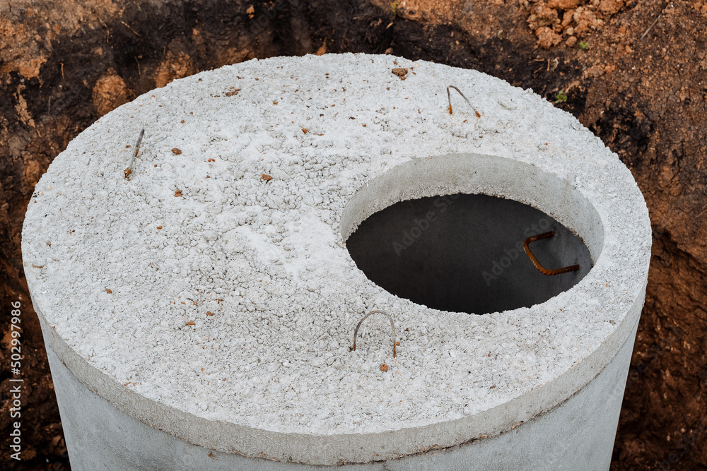 Concrete rings for water or draw-wells Stock Photo by ©ultrapro 13185116