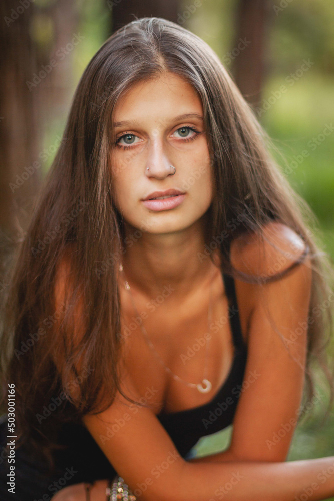 Naklejka premium portrait of a woman