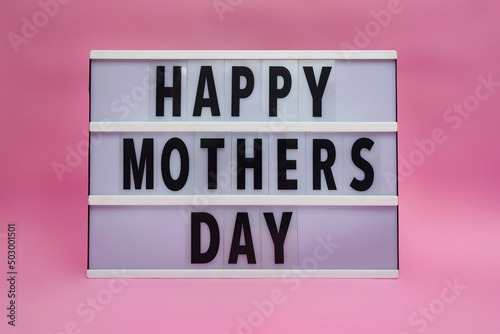 Happy Mother's Day Led Message Light Box