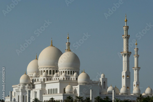 Sheikh zayed grand mosque at Abu Dhabi - UAE