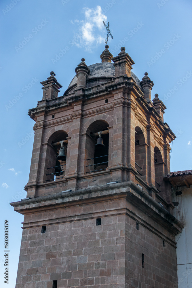 bell tower in cusco