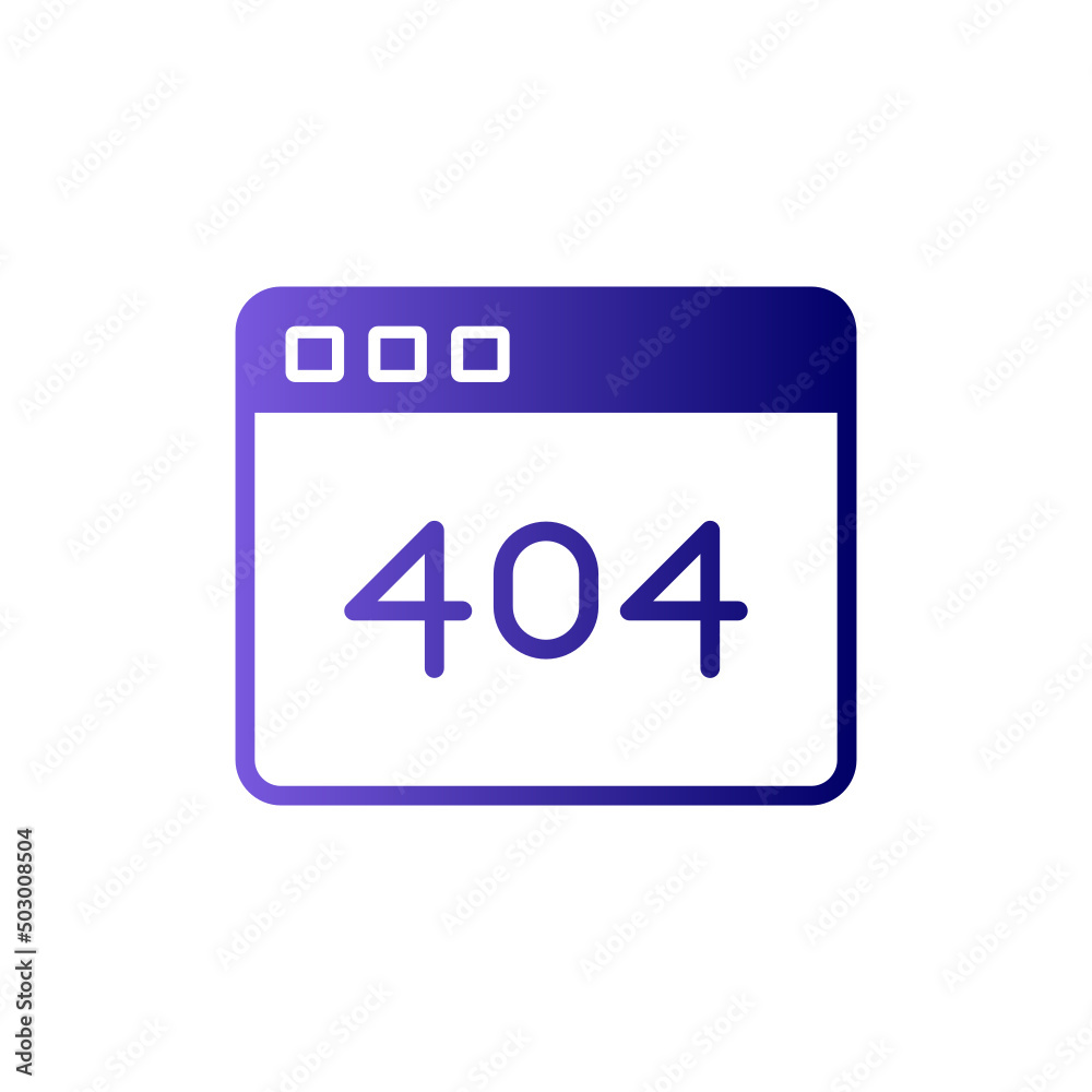 Error 404 Icon Error 404 Icon
