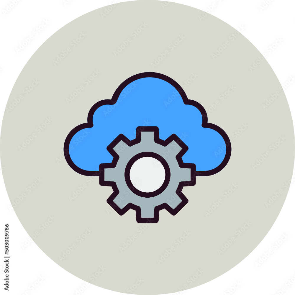 Cloud Management Icon Cloud Management Icon