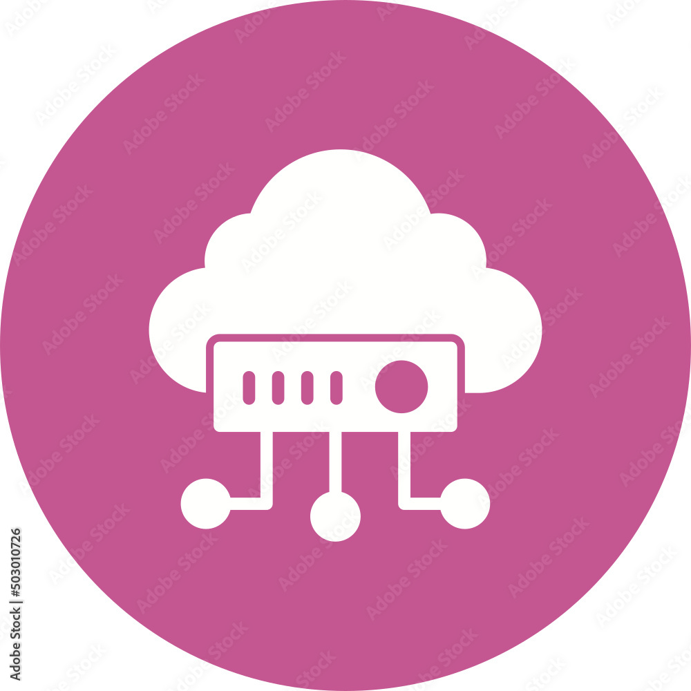 Cloud Network Icon Cloud Network Icon