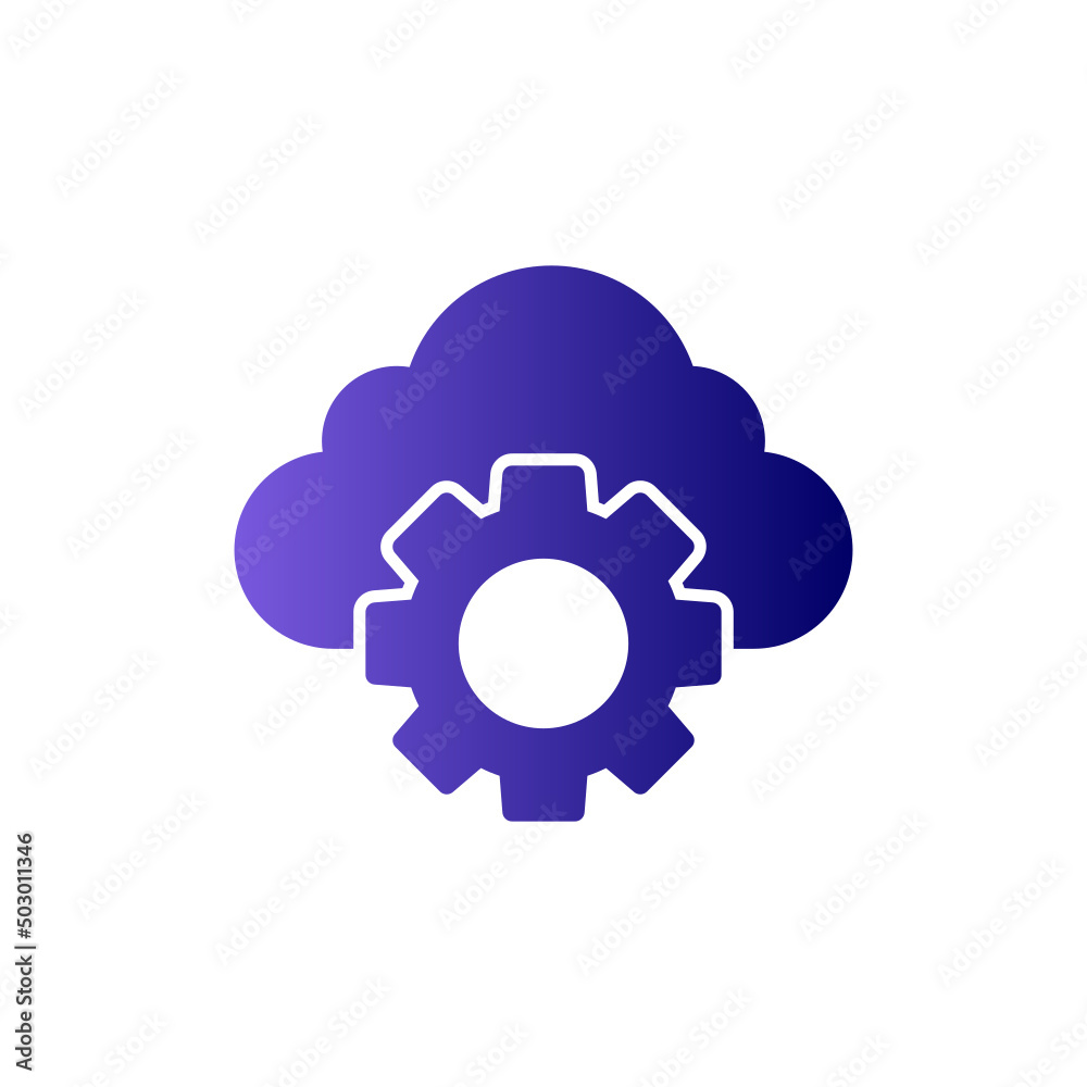 Cloud Management Icon Cloud Management Icon