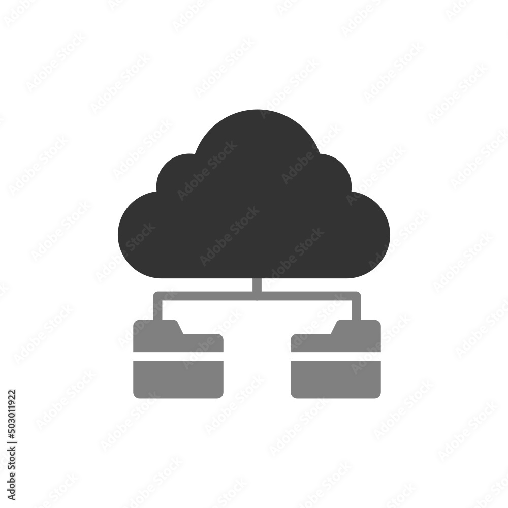Cloud Folders Icon
