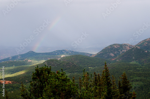rainbow over the mountains © AnishThanaseelan