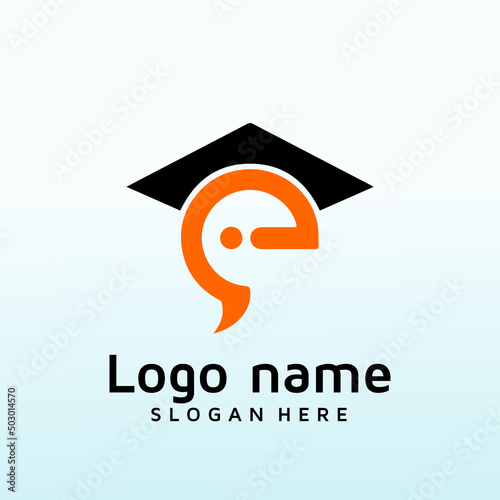 new modern logo for our language school logo letter ED