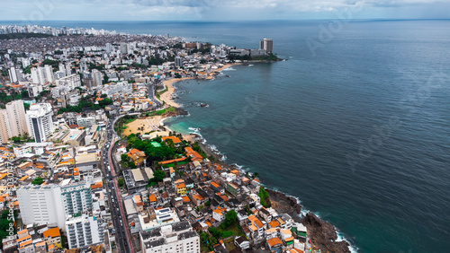 Salvador Bahia Cidade Turismo Nordeste Brasil Paisagem Mar Urbano Drone Hist  rico Cultural Arquitet  nico