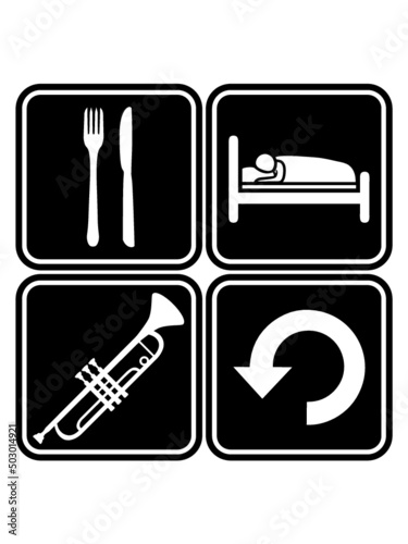 Eat Sleep Trompete 