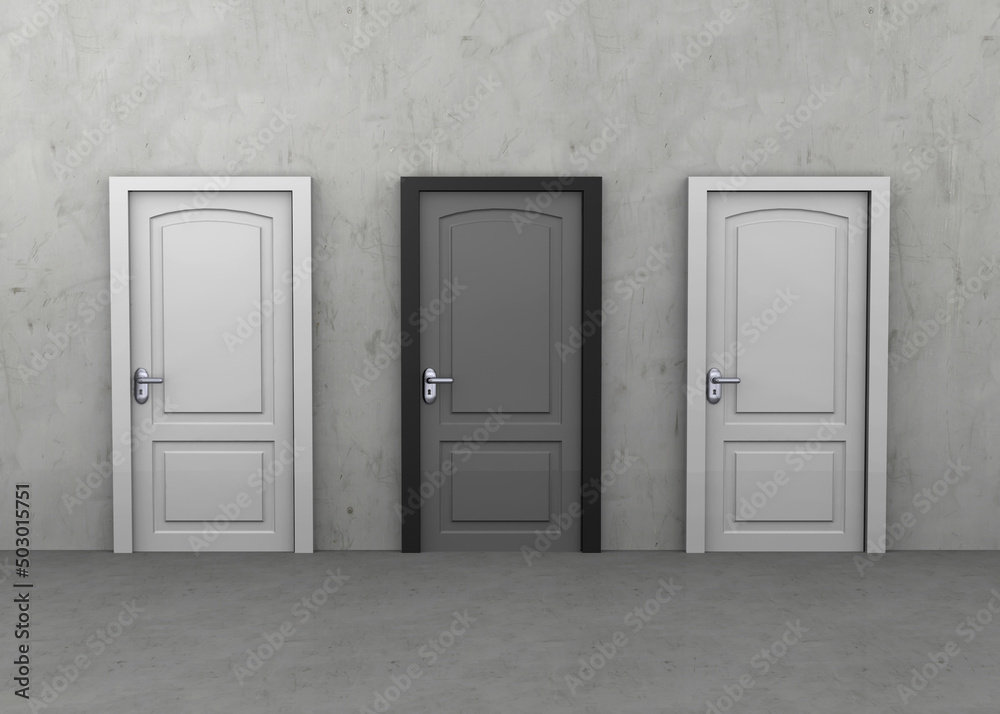 Choosing a Door - 3D