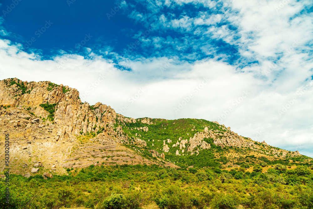 Valley of ghosts on Mount Demerdzhi. Valley of ghosts on Mount Demerdzhi.