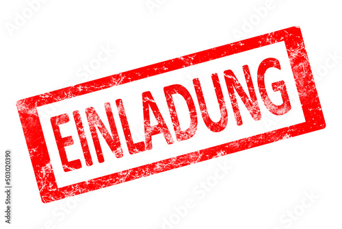 Stempel - EINLADUNG