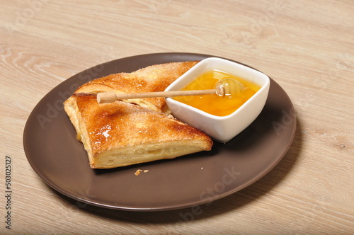 food, plate, breakfast, pie, bread, sweet