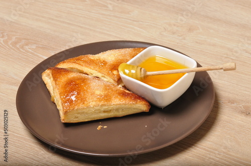 food, plate, breakfast, pie, bread, sweet