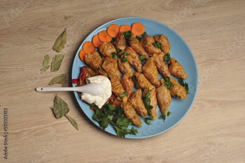 food, meat, meal, dinner, chicken, fried, plate, dish, cuisine, salad, delicious, fish, white, pork, gourmet, lunch, seafood, sauce, vegetables, cooked, vegetable, healthy, green, diet, fresh