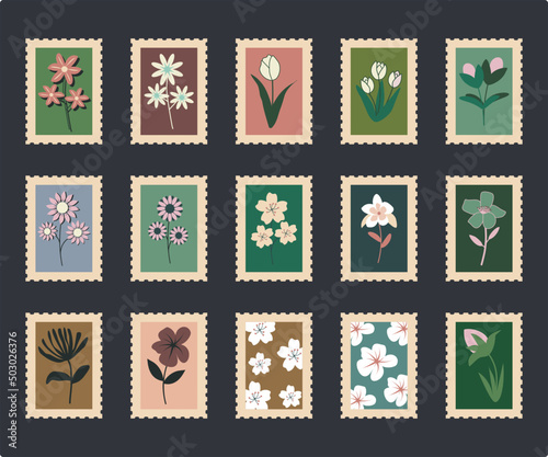 Floral Stamp Set