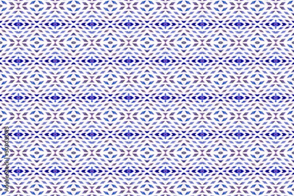 seamless pattern with blue