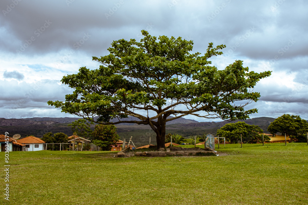 natural landscape in the district of Milho Verde, in the city of Serro, State of Minas Gerais, Brazil