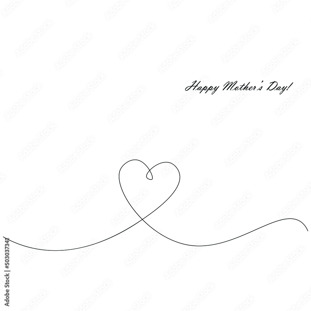 Happy mothers day card vector illustration Happy mothers day card vector illustration