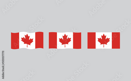 Free Download Flag of Canada. Canadian national symbol. Red maple leaf. - GFXLoad