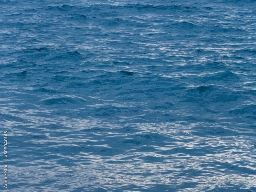 Ocean blue water wave