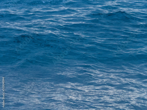Ocean blue water wave