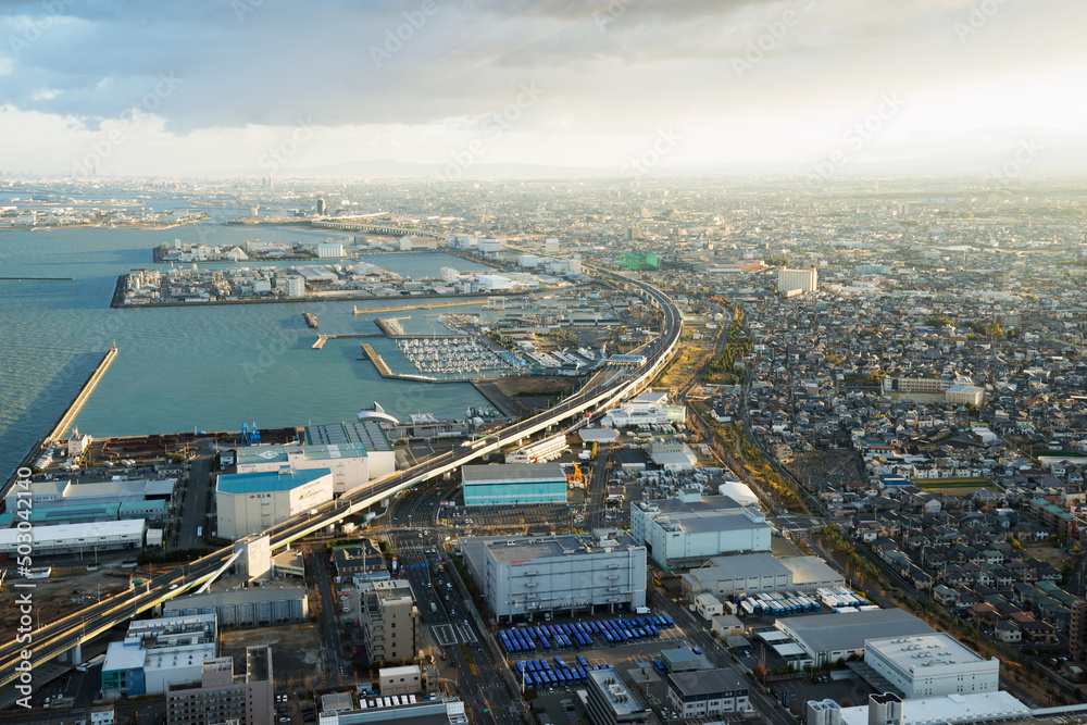 Fototapeta premium りんくうの街並み