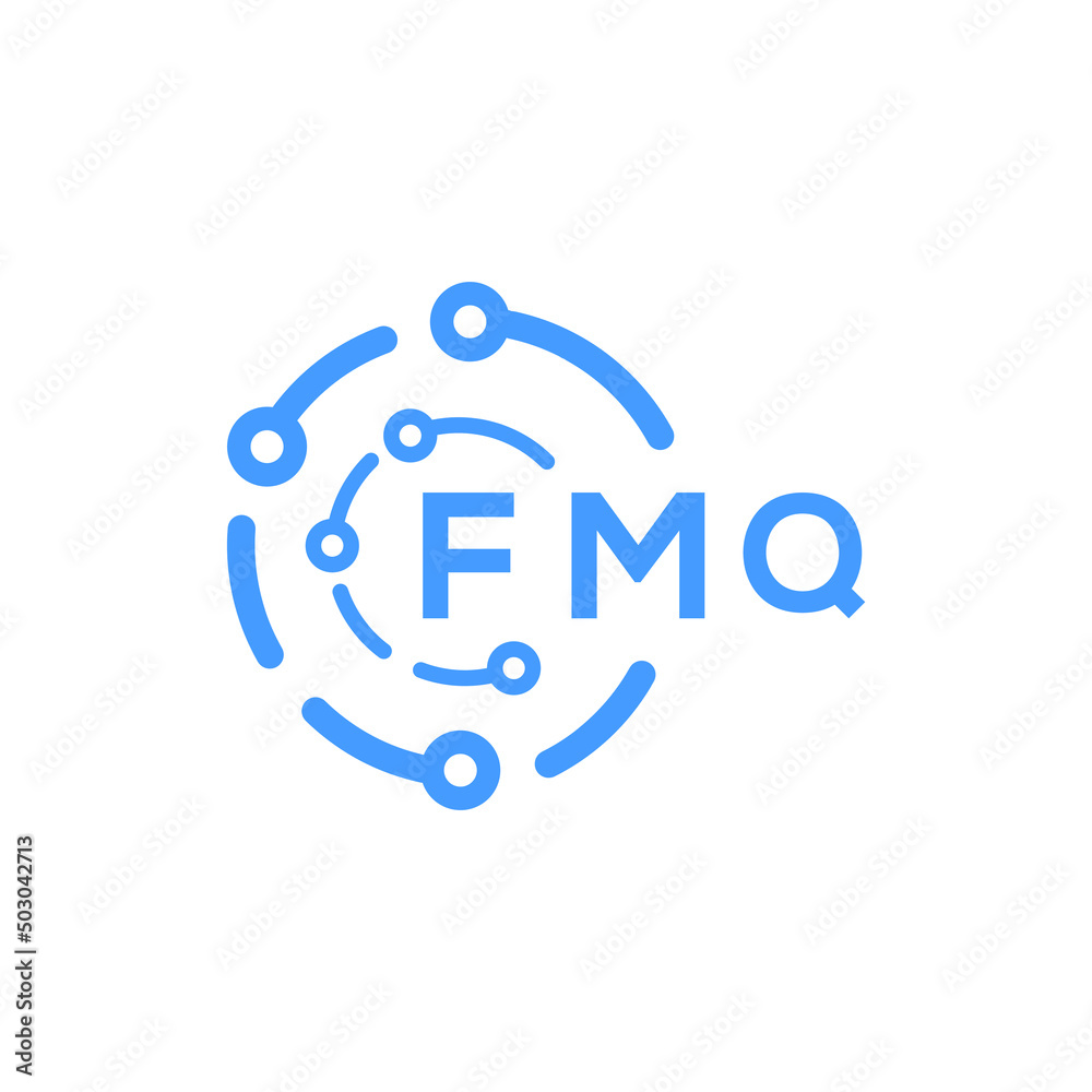 FMQ technology letter logo design on white background. FMQ creative initials technology letter logo concept. FMQ technology letter design. FMQ technology letter logo design on white background. FMQ creative initials technology letter logo concept. FMQ technology letter design.