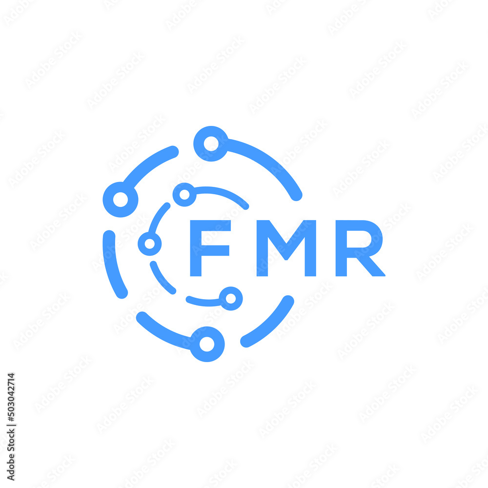 FMR technology letter logo design on white background. FMR creative initials technology letter logo concept. FMR technology letter design. FMR technology letter logo design on white background. FMR creative initials technology letter logo concept. FMR technology letter design.