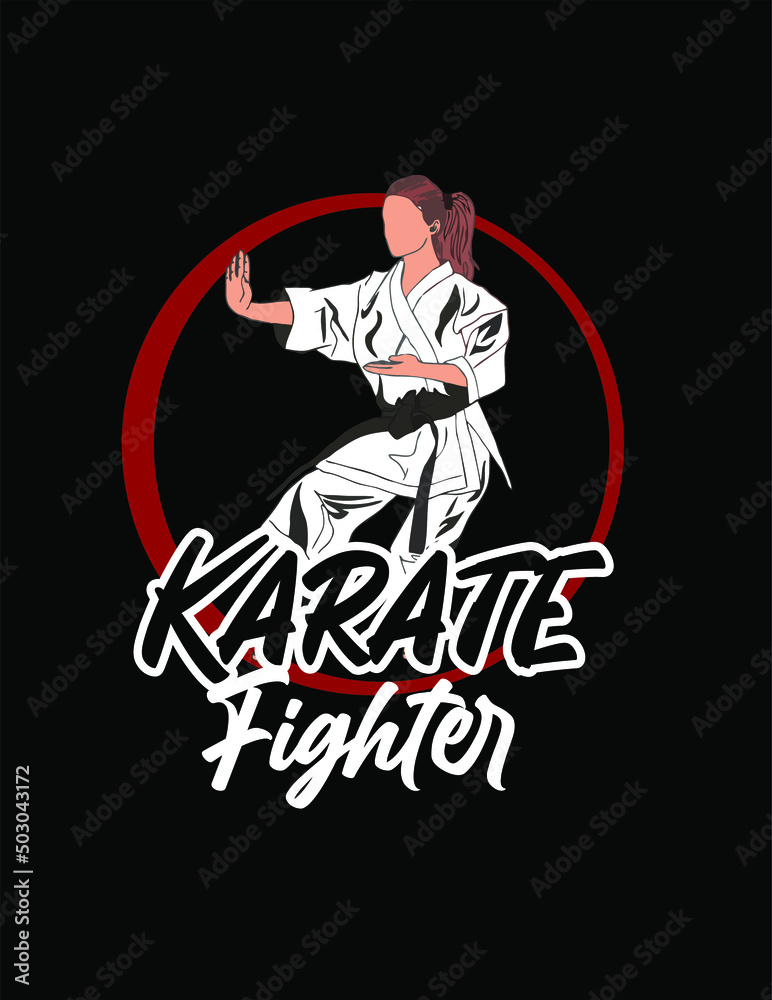 karate illustration vector pose karate illustration vector pose