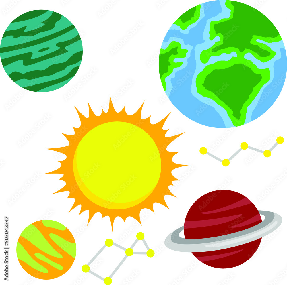 sun and planets on our solar system sun and planets on our solar system