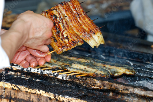 鰻のかば焼きの調理