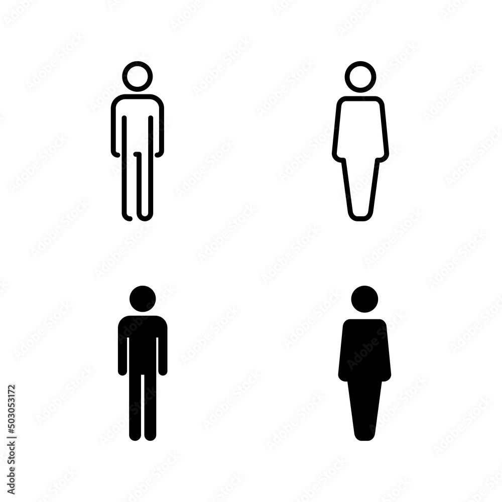 Man icons vector. male sign and symbol. human symbol Man icons vector. male sign and symbol. human symbol