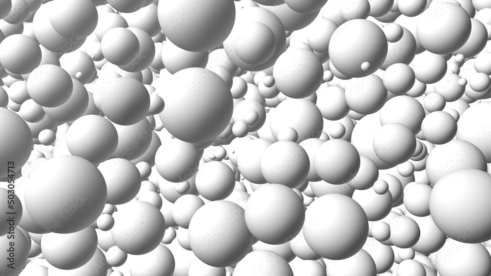 Abstraction with white balls. Light background of white frosted balls. Lots of white balls. 3D illustration. 3D image. 3D rendering.
Abstraction with white balls. Light background of white frosted balls. Lots of white balls. 3D illustration. 3D image. 3D rendering.