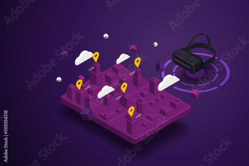 Metaverse technology real estate investing land trading in virtual worlds
