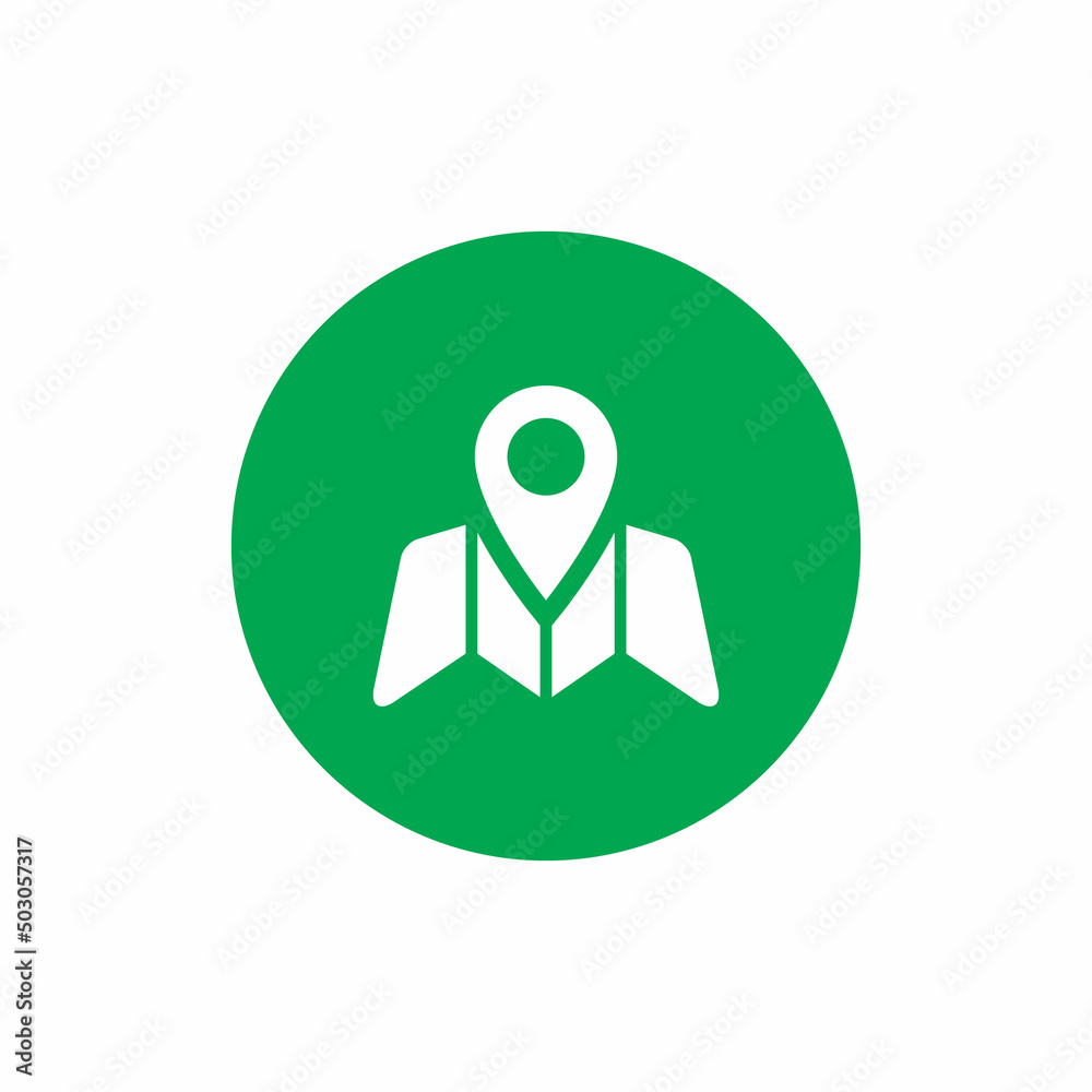 Pin map button icon. Location marker symbol vector Pin map button icon. Location marker symbol vector