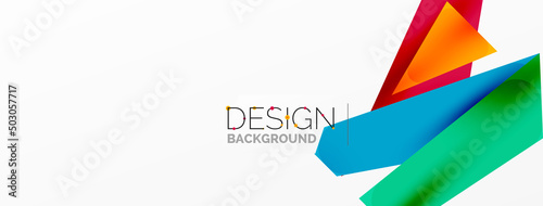 Background abstract overlapping shapes. Minimal composition vector illustration for wallpaper banner background or landing page Free Download Background abstract overlapping shapes. Minimal composition vector illustration for wallpaper banner background or landing page - GFXLoad