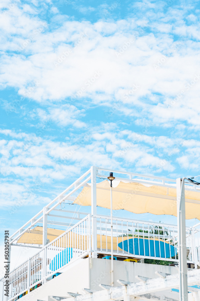 Obraz premium ウミカジテラス・沖縄県瀬長島