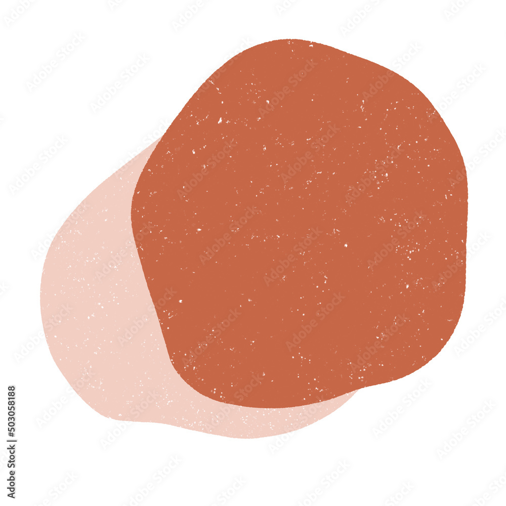 Abstract Organic Shape With Grainy Texture Abstract Organic Shape With Grainy Texture