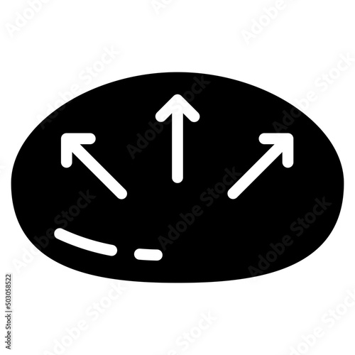 bread leavening glyph icon