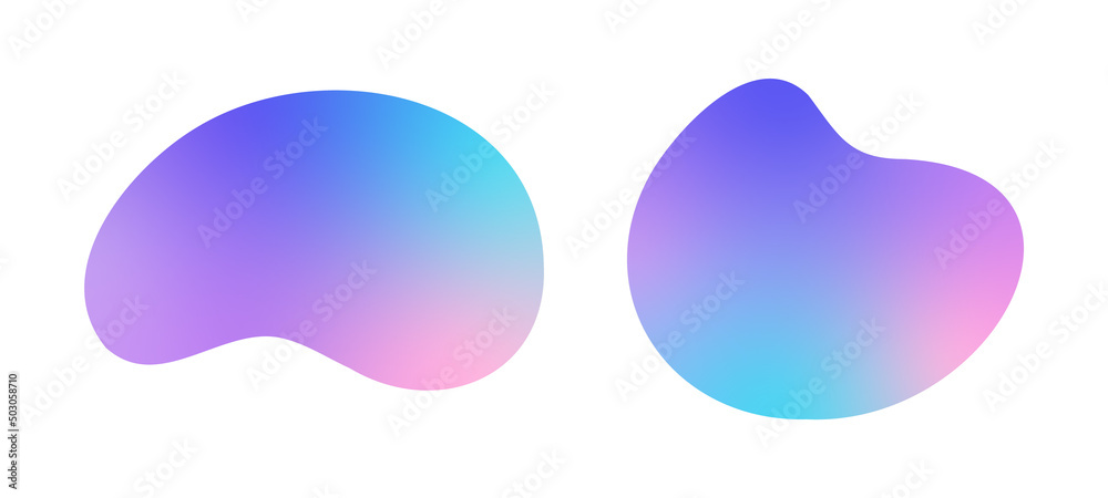 Iridescent holographic organic blob shape frames Iridescent holographic organic blob shape frames