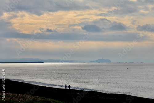 beach at sunset