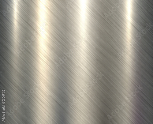 Metal silver steel texture background, brushed metallic texture