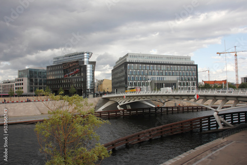 Berlino vista dal fiume Sprea