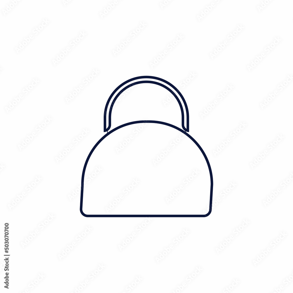 Woman bag icon vector background Woman bag icon vector background