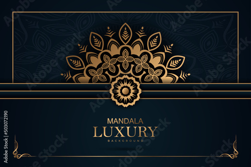 Mandala Background, Islamic Mandala Template, Luxury ornamental mandala design vector background