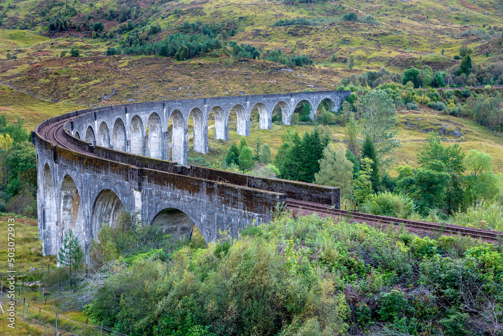 Glenfinnan viaduct in Scotland Glenfinnan viaduct in Scotland