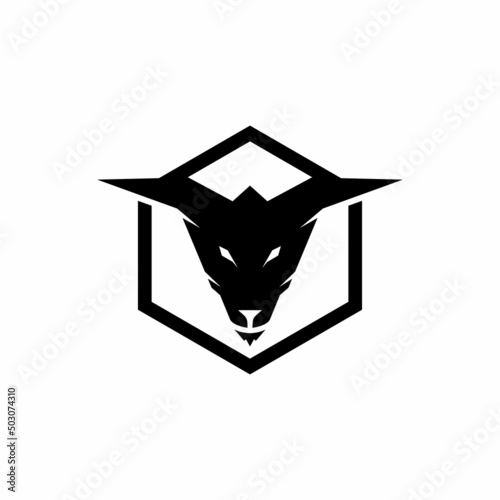 black sheep logo design template