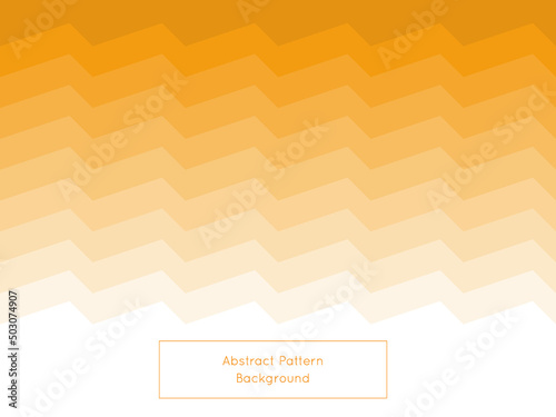 Abstract pattern background, blending style of polygon, wave zigzag style, colorful orange color tone from light orange to darker orange 